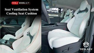 Tesla Model 3/Y Sportscar Style Seat Ventilated Cushion | INSTALLATION TUTORIAL