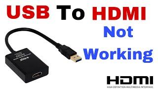 USB to HDMI Not Working? Easy Solutions to Get It Up and Running!