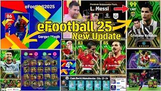 Good News ️ eFootball™ 2025 V4.0.0 Official Big Update!!, 100 Free Epic Pack, Free Rewards & Coins