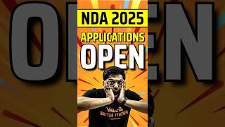 NDA-1 2025 Admission Open#nda #nda2025 #jee #jee2025 #ndaexam #ndaexampreparation #indianarmy