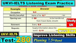 UKVI IELTS Listening Practice Test 2025 With Answers [ Test - 280 ]