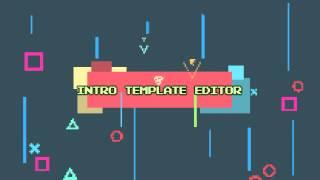 Pixel Intro Text | Template Creator Velosofy