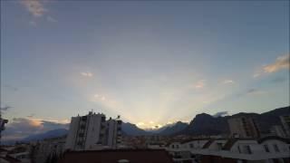 Закат солнца в Анталии (Sunset in Antalya) 1.12.16