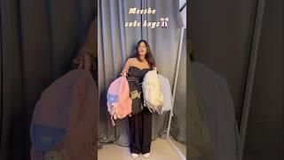 LinkMeesho cute korean bags haul for college/School #meeshofinds #meeshohaul