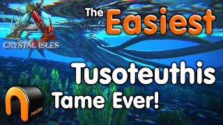 ARK Tusoteuthis Taming EASIEST WAY!  #Tusoteuthis, #arkTusoteuthis