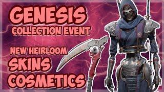 ALL Genesis Collection Event SKINS and COSMETICS - Apex Legends GENESIS PS5