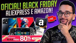 AO VIVO CORUJÃO! Black Friday AliExpress e Amazon! SORTEIO DE 100K: Headset, Teclado, Mouse!