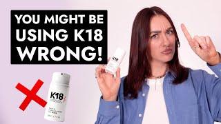 How to use K18 Mask in 5 minutes | Tips on how to make the most out of your Molecular Repair Mask
