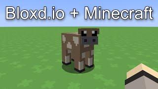 I added Bloxd io Cow into Minecraft