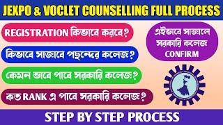 JEXPO & VOCLET 2021 Choice Filling Process Step by Step | JEXPO Counselling 2021