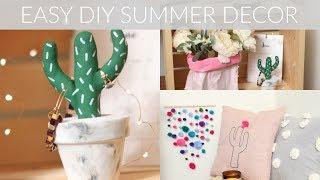 DIY SUMMER ROOM DECOR, EASY + AFFORDABLE || Katie Bookser