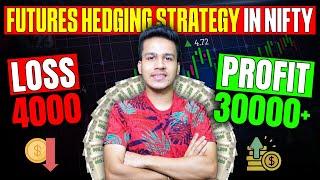 How to Hedge Nifty Futures with Options | Futures hedging Trading strategy + Adjustments 