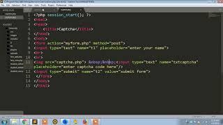 How to create captcha code in php