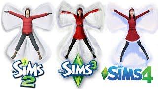  Sims 2 vs Sims 3 vs Sims 4 : Seasons - Winter