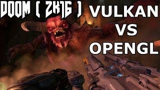 Doom - Vulkan vs OpenGL Side by Side Framerate comparison ( 980 Ti @ 1574/8000 )