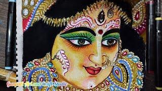 माँ दुर्गा Drawing | Maa Durga Realistic Sketch | মা দুর্গা Sketch #sketch #art #durga