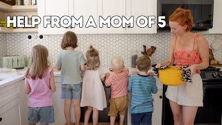 Practical Tips From A Mom Of 5 | homemaking hacks