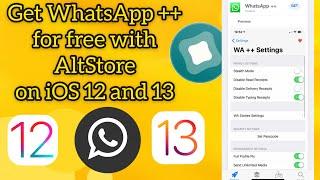 Get WhatsApp ++ for free with AltStore. How to get WhatsApp plus watusi for free on iOS 12 and 13.