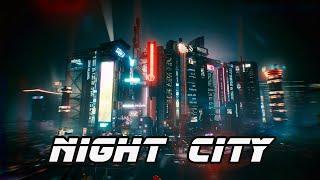 Dystopian Cyberpunk Synthwave Mix - Night City // Royalty Free No Copyright Background Music