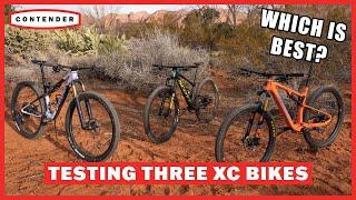 ORBEA OIZ vs SCOTT SPARK vs SANTA CRUZ BLUR TR | Riding & Reviewing XC Bikes | Contender Bicycles