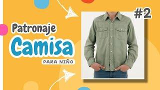 Clase 2 | Patrón de camisa para niño desde cero | Tutorial fácil