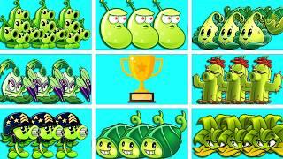 Tournament All Best Green Plants - Who Will Win? - Pvz 2 Plant vs Plant