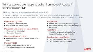 ABBYY FineReader PDF as a powerful Adobe Acrobat Alternative