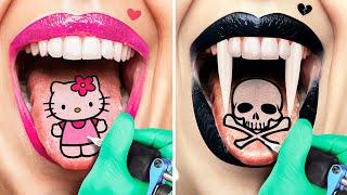 Estudio de Tatuajes de Vampiros para Superhéroes / Maestro del Tatuaje Bueno vs Malo