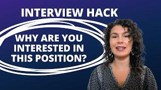 “Why are you interested in this position?” Best Answer (+ Answer Formula)