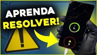 Celular Não Carrega Com Triângulo Amarelo na Tela Como Resolver! (Causas e Soluções)