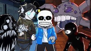 If SANS played ROBLOX SCARY GAMES (Animation)