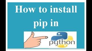 How to install pip on window | pip in Python