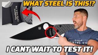 Spyderco PM2 New Steel REX 76 !! This Is going to Be Interesting