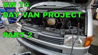 VW T4 Transporter 1.9td PART 2 - Strip it out - Day van Camper Project