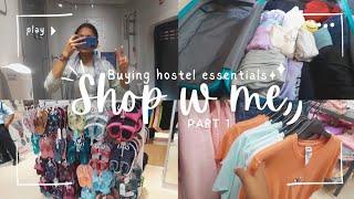 Hostel move in vlog | Part 1 : Shopping essentials | Teetikshya