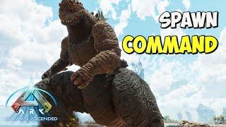 Godzilla Minus One ARK Survival Ascended Spawn COMMAND | How To Summon Code