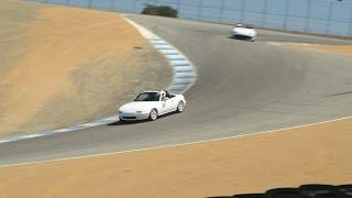 Miatas at Mazda Raceway Laguna Seca 2014