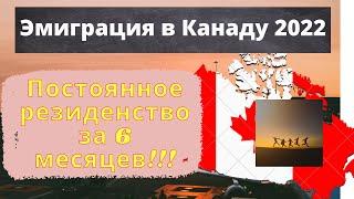 Эмиграция в Канаду 2022| Постоянное Резиденство Канады за 6 месяцев!!!