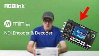 mini-ISO NDI Encoder & Decoder#rgblink