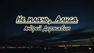 Дepжaвин Aндрей -Не плачь, Алиса -караоке(ремикс)