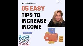 Five easy tips from Mali Nir to be a reseller at #ONPASSIVE and increase your income