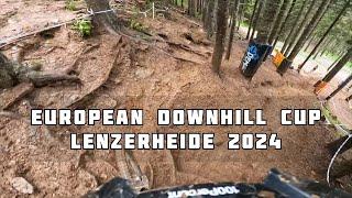 European Downhill Cup Lenzerheide 2024 Carnage - GoPro POV