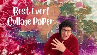 How to Use White Tissue to Make Great Collage Paper