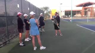 Poaching in Doubles with Ryan at Arizona Tennis Academy