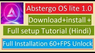 How to download+install+setup Abstergo OS lite 1 0   Dual boot Full Installation guide