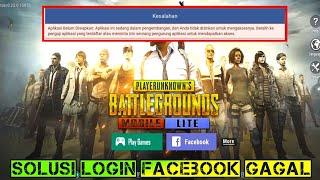 TIPS ATASI LOGIN FACEBOOK EROR DI PUBG MOBILE LITE