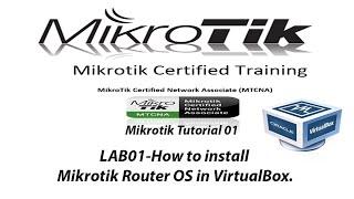 How to install MikroTik RouterOS in Virtualbox.