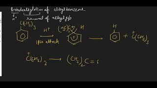 Ipso attack| Aromatic electrophilic substitution