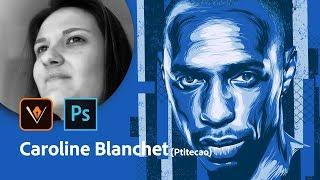 Masterclass avec Caroline Blanchet (PtiteCao) | Illustration sportive | Adobe France