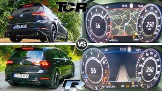 VW Golf GTI TCR 290HP vs 310HP VW Golf R | ACCELERATION Sound & POV by AutoTopNL